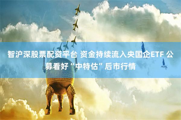 智沪深股票配资平台 资金持续流入央国企ETF 公募看好“中特估”后市行情