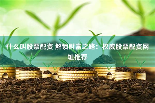 什么叫股票配资 解锁财富之路：权威股票配资网址推荐